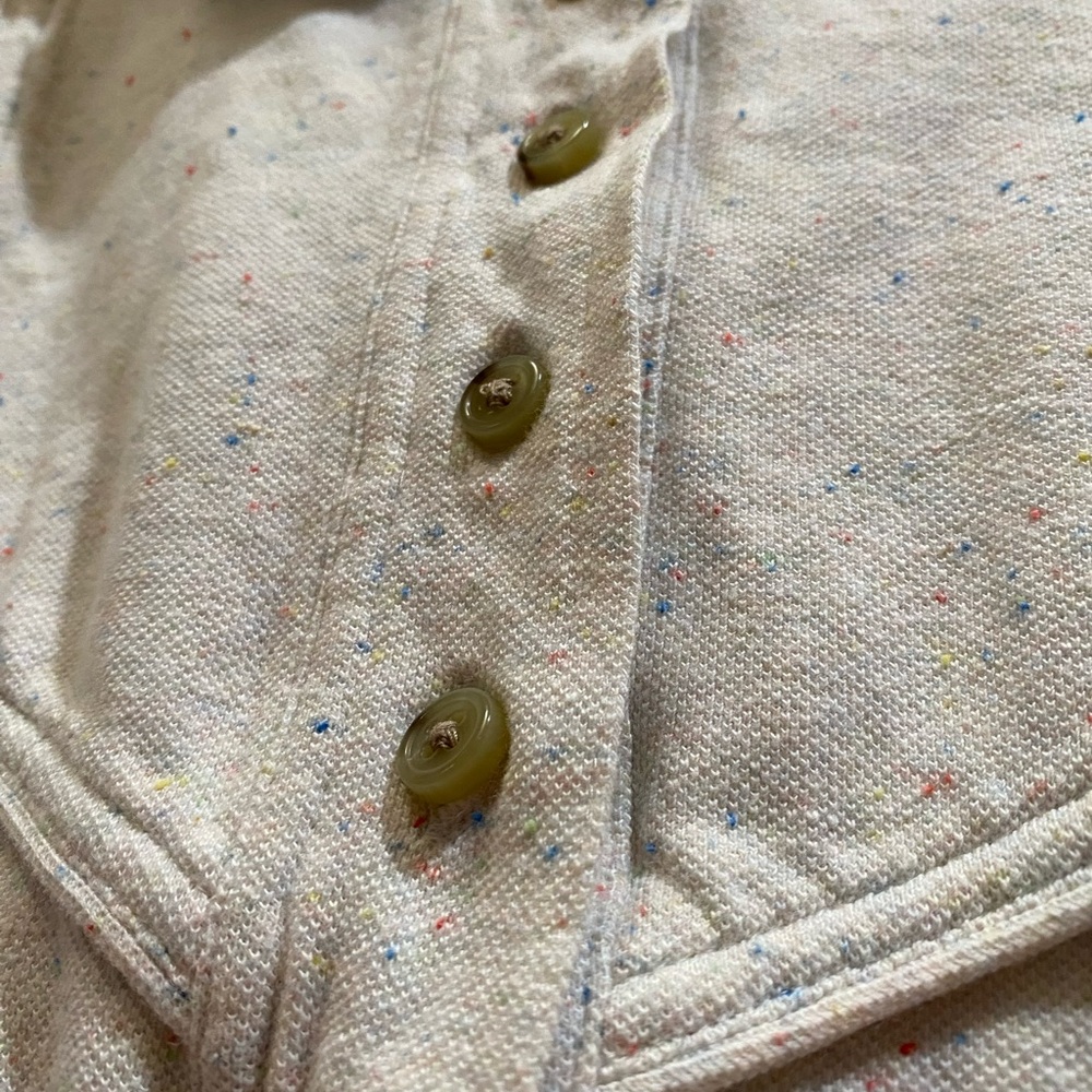 MBMJ Vintage Cream Knit Collared Shirt - Picture 7 of 10